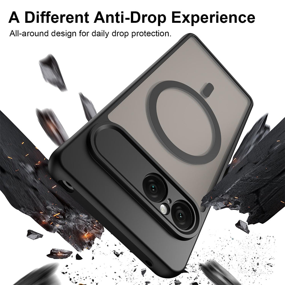 Θήκη MagSafe για Sony Xperia 10 VIII, Techsuit, HaloFrost II, Μαύρο