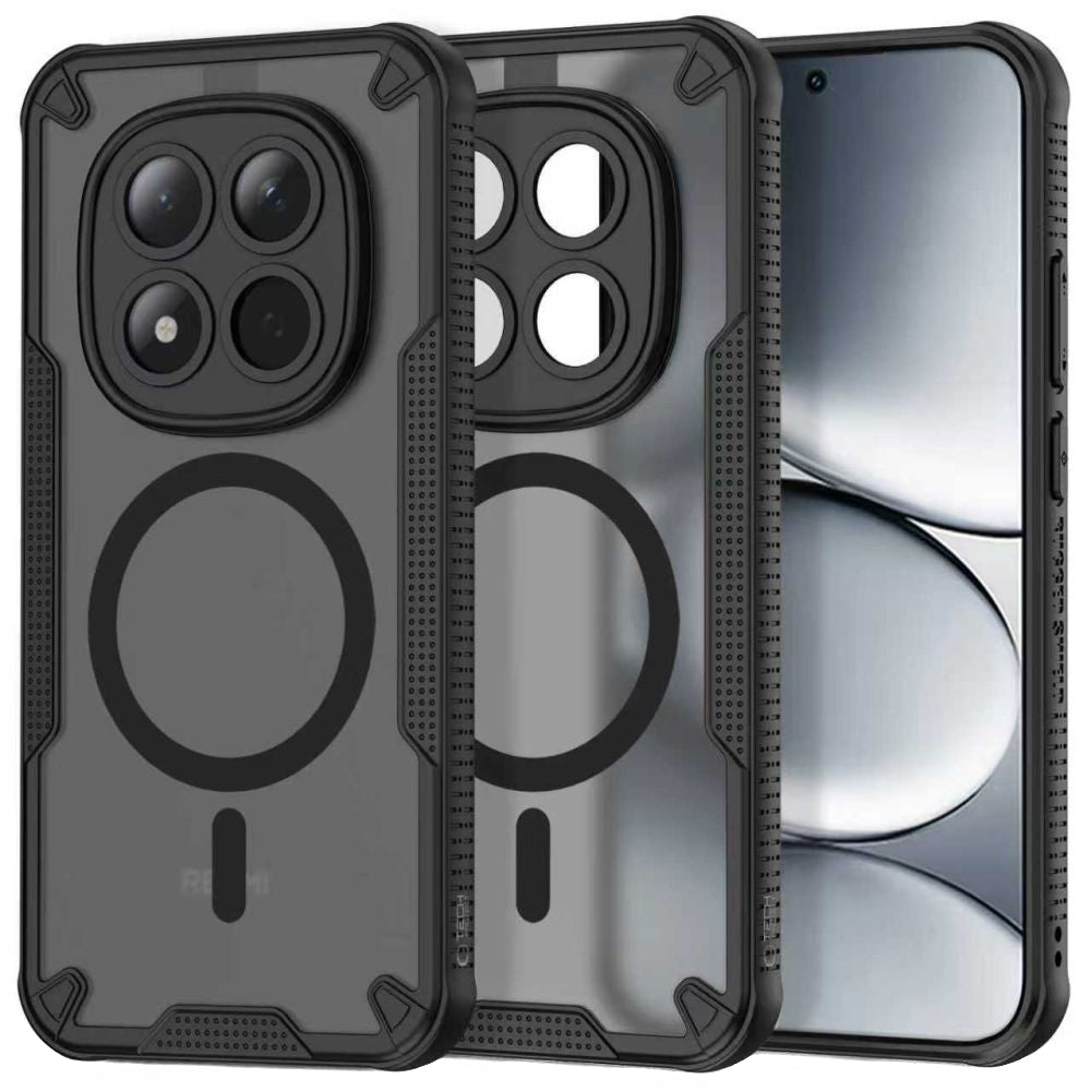 MagSafe Case for Xiaomi Redmi Note 15 Pro 5G, Tech-Protect, Rugged Shield, Black