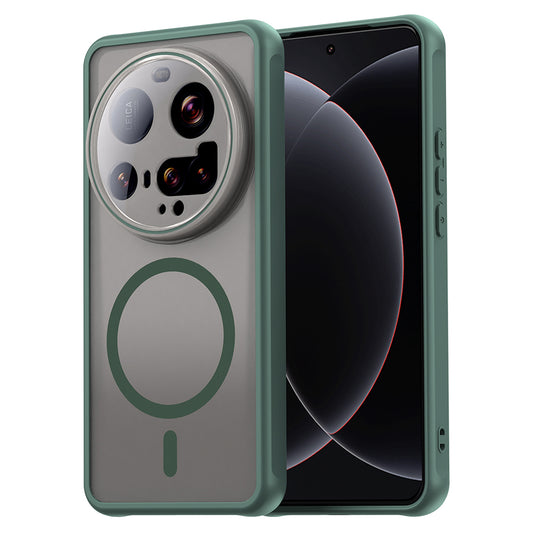 Θήκη MagSafe για Xiaomi 15 Ultra, Techsuit, HaloFrost II, Πράσινο