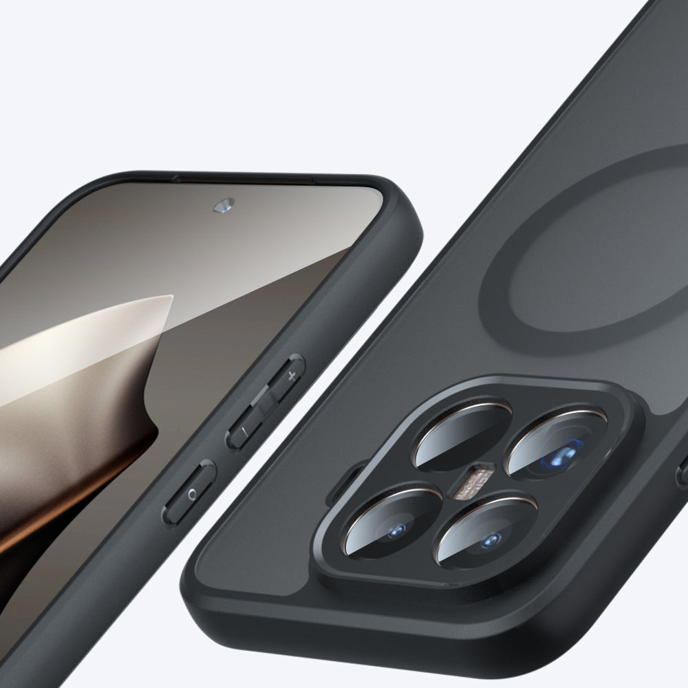 Θήκη MagSafe για Xiaomi 15T Pro, Techsuit, PureFrost, Ματ Μαύρη