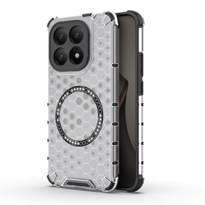 MagSafe Case for Xiaomi 15T, Techsuit, HoneyComb Shield, White