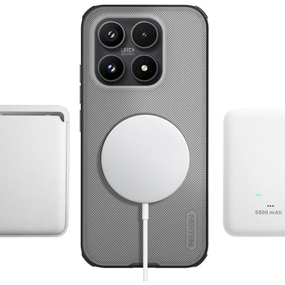 Θήκη MagSafe για Xiaomi 17, Nillkin, Super Shield Pro, Μαύρη Διαφανής