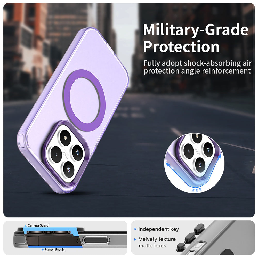 Θήκη MagSafe για Xiaomi 17, Techsuit, CandyCase, Μωβ