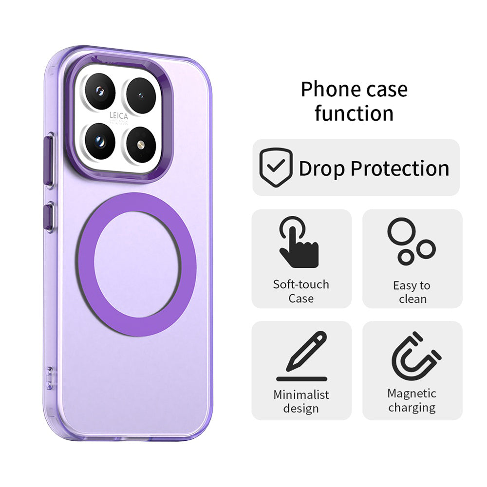 Θήκη MagSafe για Xiaomi 17, Techsuit, CandyCase, Μωβ