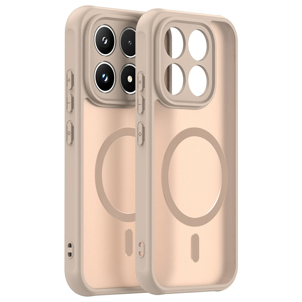 MagSafe Case for Xiaomi 17, Techsuit, HaloFrost II, Gold