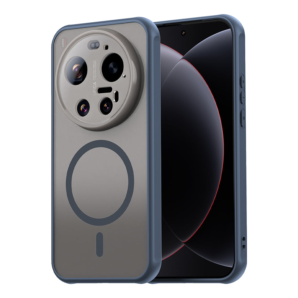 Θήκη MagSafe για Xiaomi 17 Ultra, Techsuit, HaloFrost II, Μπλε Ναυτικό