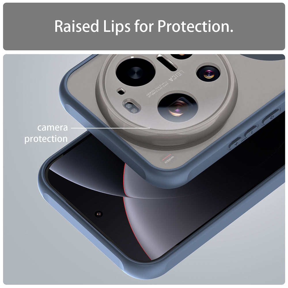 Θήκη MagSafe για Xiaomi 17 Ultra, Techsuit, HaloFrost II, Μπλε Ναυτικό