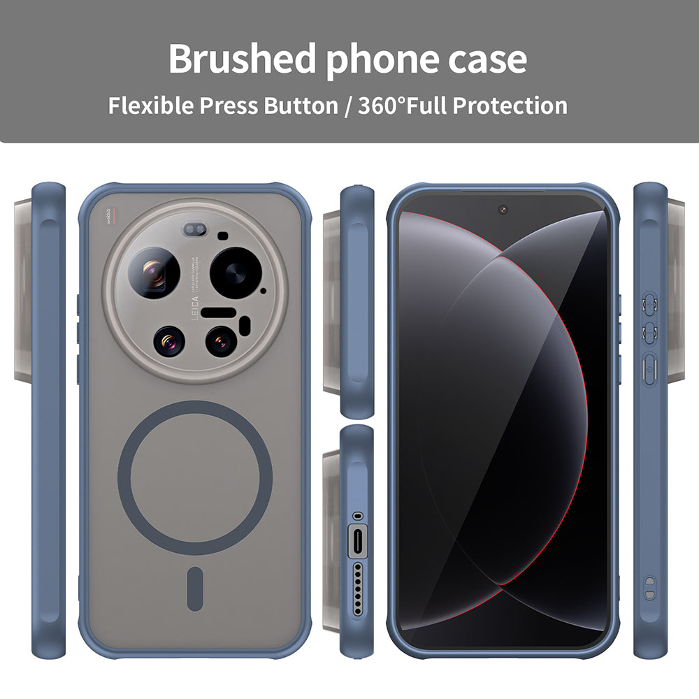 Θήκη MagSafe για Xiaomi 17 Ultra, Techsuit, HaloFrost II, Μπλε Ναυτικό