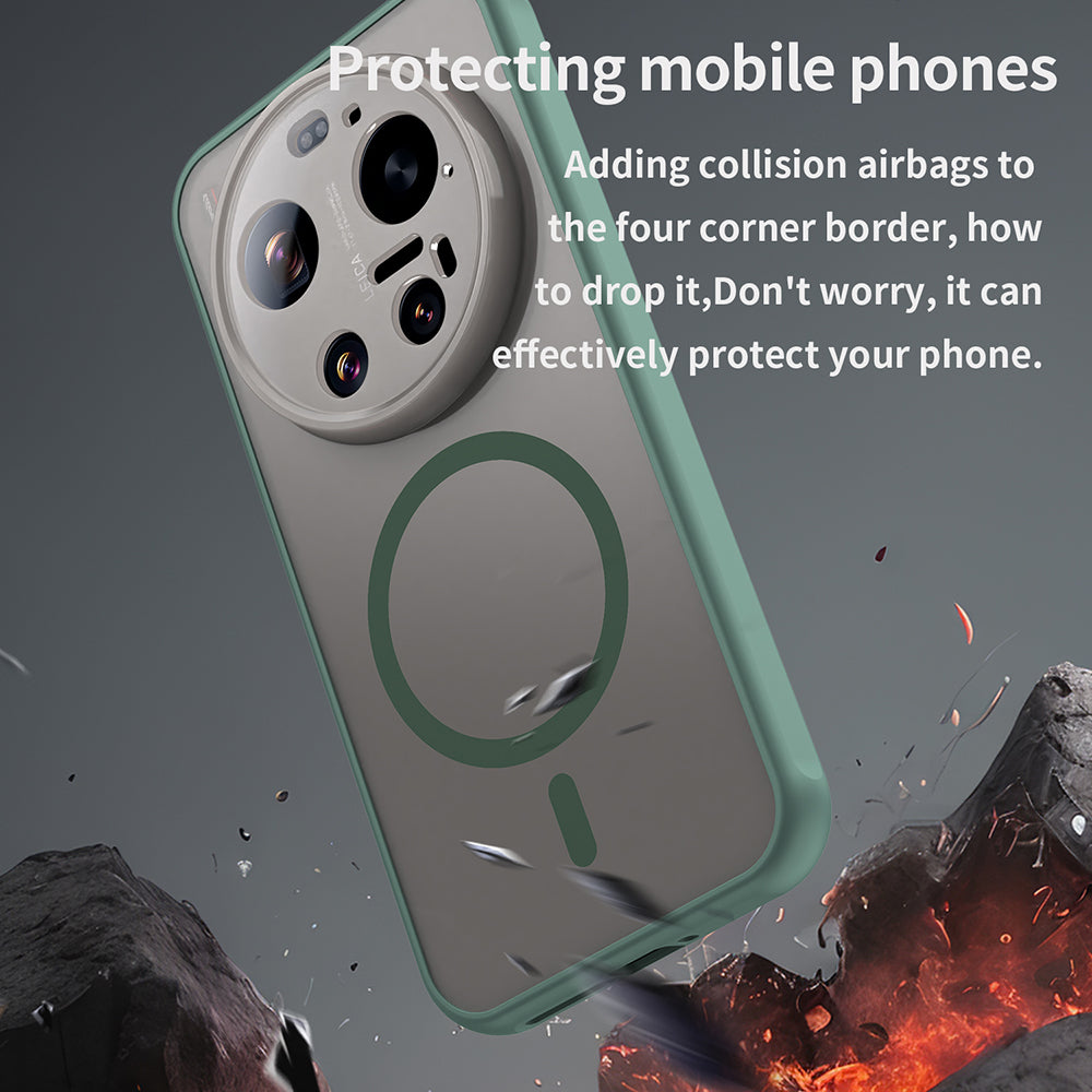 Θήκη MagSafe για Xiaomi 17 Ultra, Techsuit, HaloFrost II, Πράσινο