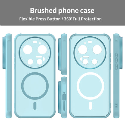MagSafe Case for Xiaomi 17 Ultra, Techsuit, HaloFrost II, Light Green