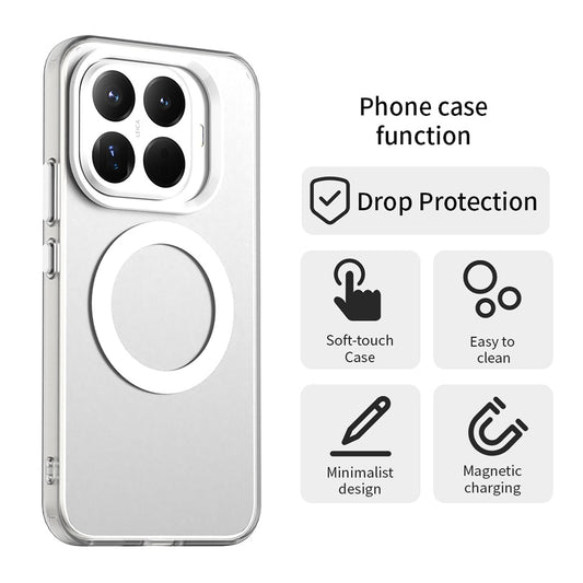 Θήκη MagSafe για Xiaomi 17T, Techsuit, CandyCase, Λευκό