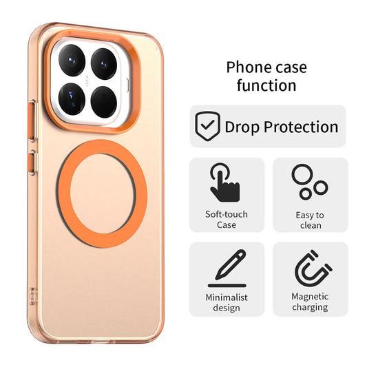 Θήκη MagSafe για Xiaomi 17T, Techsuit, CandyCase, Πορτοκαλί
