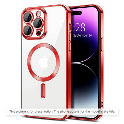 Θήκη MagSafe για Xiaomi 17T, Techsuit, Luxury Crystal, Κόκκινο
