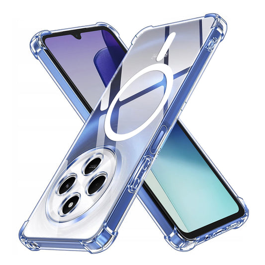 Θήκη MagSafe για Xiaomi Poco C75 / Redmi 14C, Techsuit, Ανθεκτική σε Κρούσεις, Διαφανής