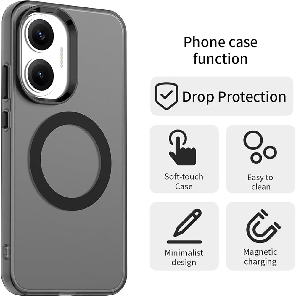 MagSafe Case for Xiaomi Poco F7, Techsuit, CandyCase, Black