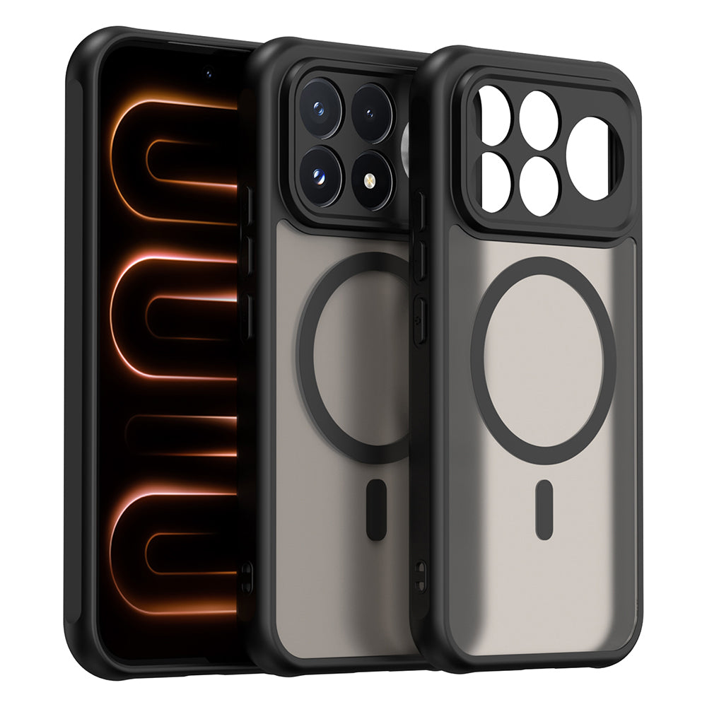 MagSafe Case for Xiaomi Poco F9 Ultra, Techsuit, HaloFrost II, Black