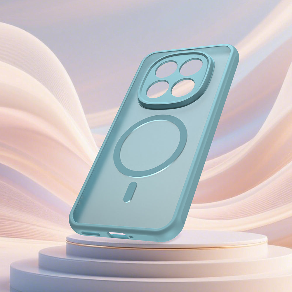 Θήκη MagSafe για Xiaomi Poco M8 Pro / Redmi Note 15 Pro+ 5G, Techsuit, HaloFrost II, Ανοιχτό Πράσινο