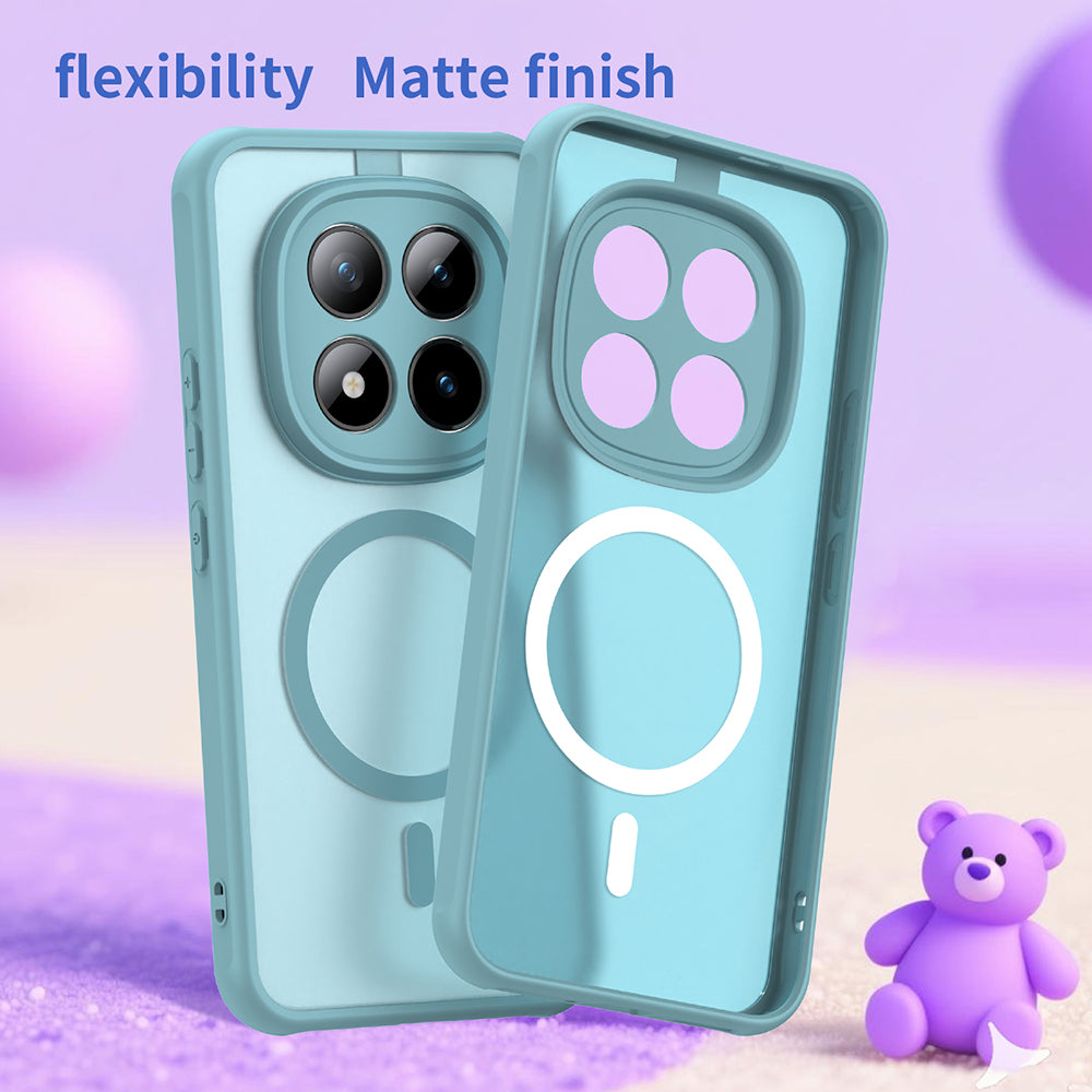 Θήκη MagSafe για Xiaomi Poco M8 Pro / Redmi Note 15 Pro+ 5G, Techsuit, HaloFrost II, Ανοιχτό Πράσινο