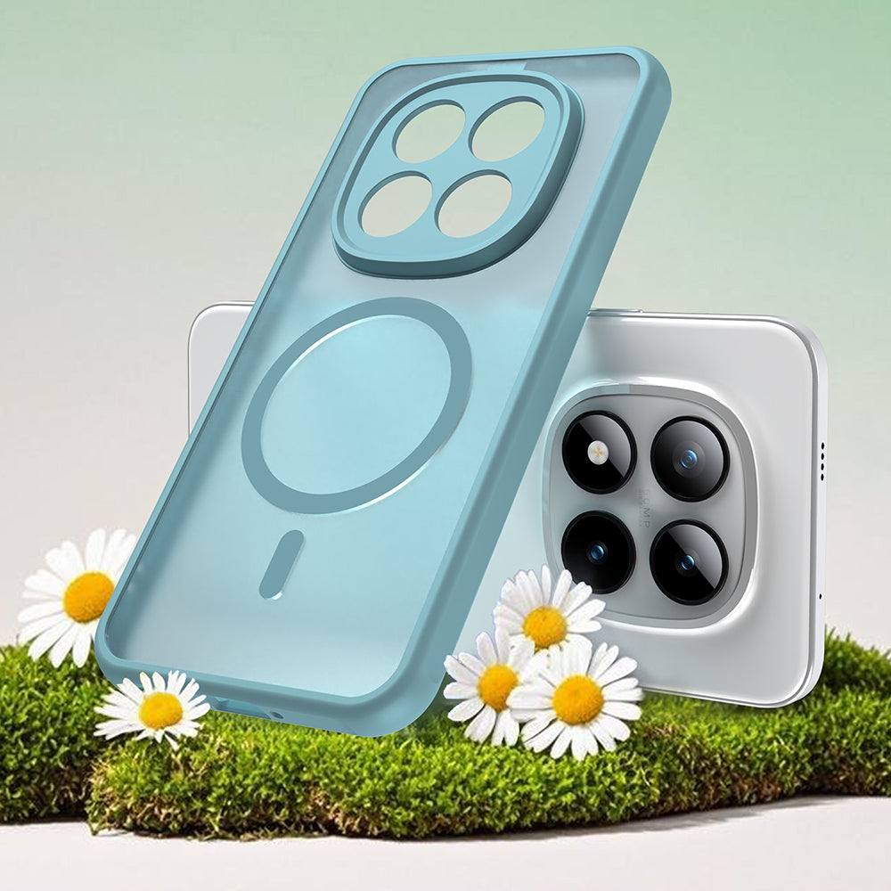 Θήκη MagSafe για Xiaomi Poco M8 Pro / Redmi Note 15 Pro+ 5G, Techsuit, HaloFrost II, Ανοιχτό Πράσινο