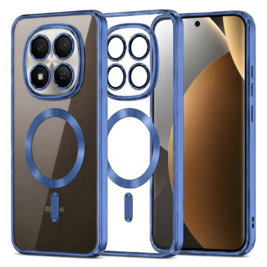Θήκη MagSafe για Xiaomi Poco M8 Pro / Redmi Note 15 Pro+ 5G, Techsuit, Luxury Crystal, Σκούρο Μπλε