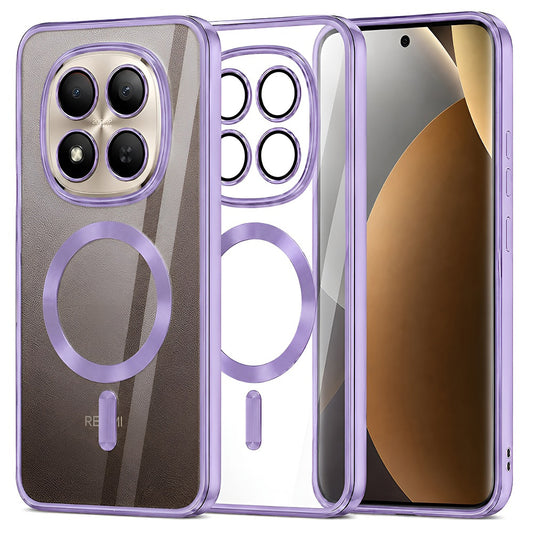 Θήκη MagSafe για Xiaomi Poco M8 Pro / Redmi Note 15 Pro+ 5G, Techsuit, Luxury Crystal, Ανοιχτό Μωβ
