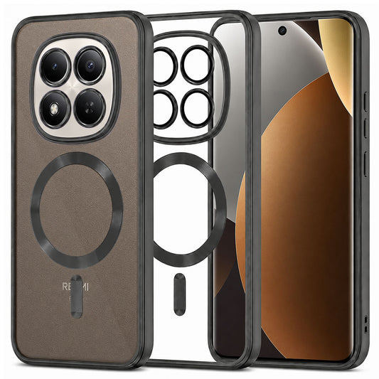 Θήκη MagSafe για Xiaomi Poco M8 Pro / Redmi Note 15 Pro+ 5G, Techsuit, Luxury Crystal, Μαύρη