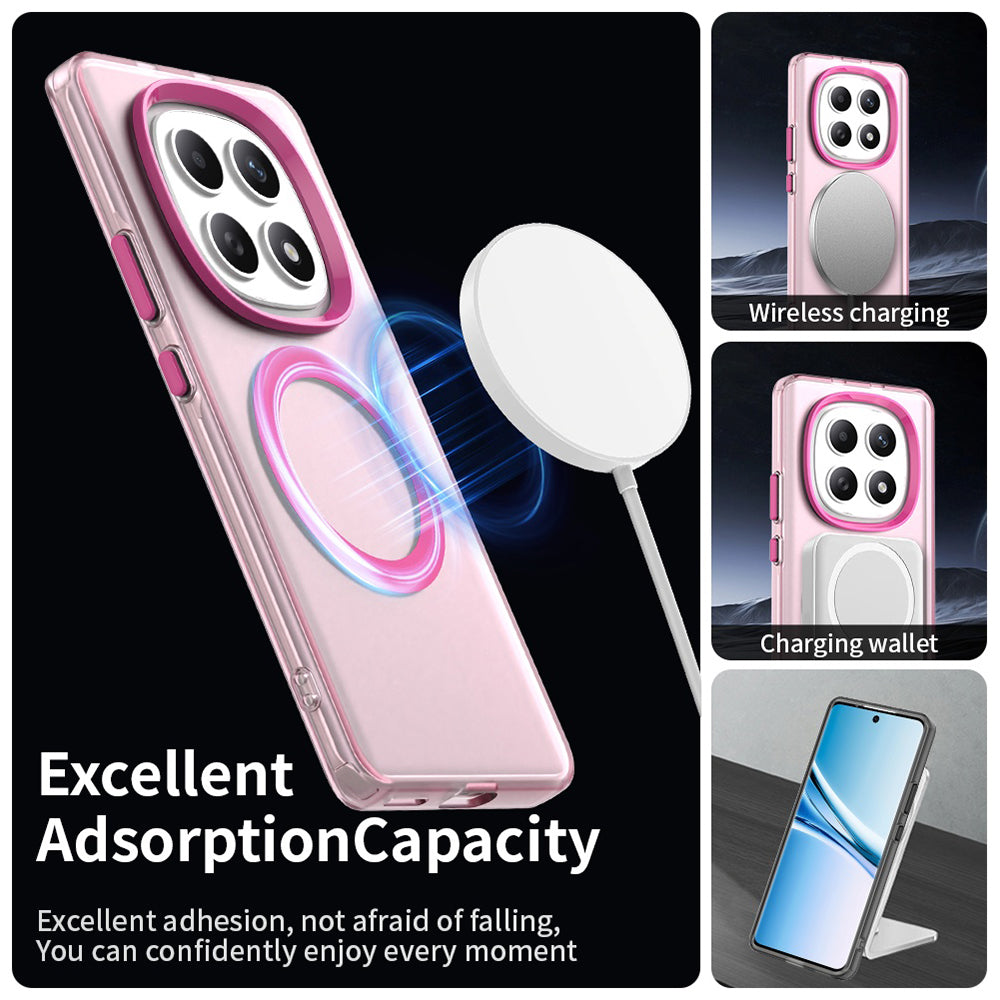 MagSafe Case for Xiaomi Poco M8 / Redmi Note 15 5G / Note 15 4G, Techsuit, CandyCase, Pink