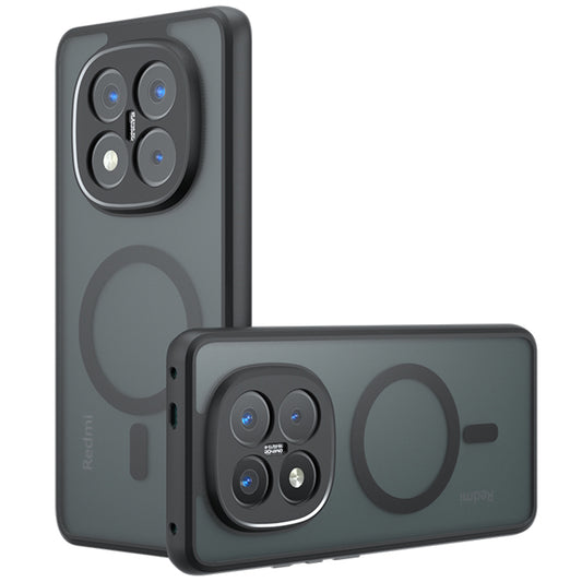 Θήκη MagSafe για Xiaomi Poco X7 / Note 14 Pro 5G, Techsuit, PureFrost, Μαύρο
