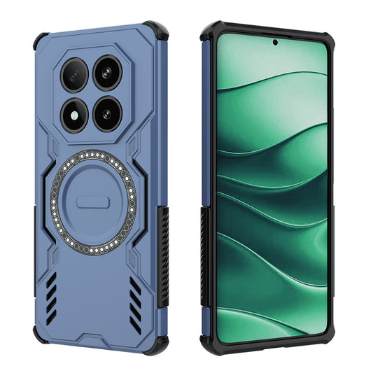 Θήκη MagSafe για Xiaomi Poco X7 / Redmi Note 14 Pro 5G, Techsuit, ArmorMag, Μπλε