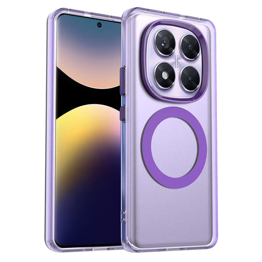 Θήκη MagSafe για Xiaomi Poco X7 / Redmi Note 14 Pro 5G, Techsuit, CandyCase, Μωβ