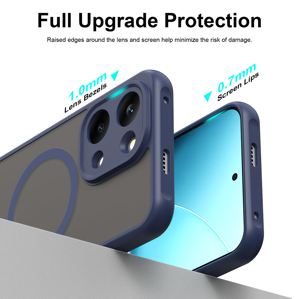 Θήκη MagSafe για Xiaomi Poco X8 Pro Max, Techsuit, HaloFrost II, Μπλε Σκούρο
