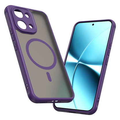 MagSafe Case for Xiaomi Poco X8 Pro Max, Techsuit, HaloFrost II, Purple
