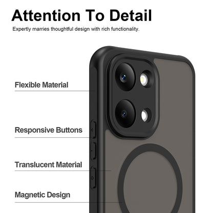 Θήκη MagSafe για Xiaomi Poco X8 Pro Max, Techsuit, HaloFrost II, Μαύρο