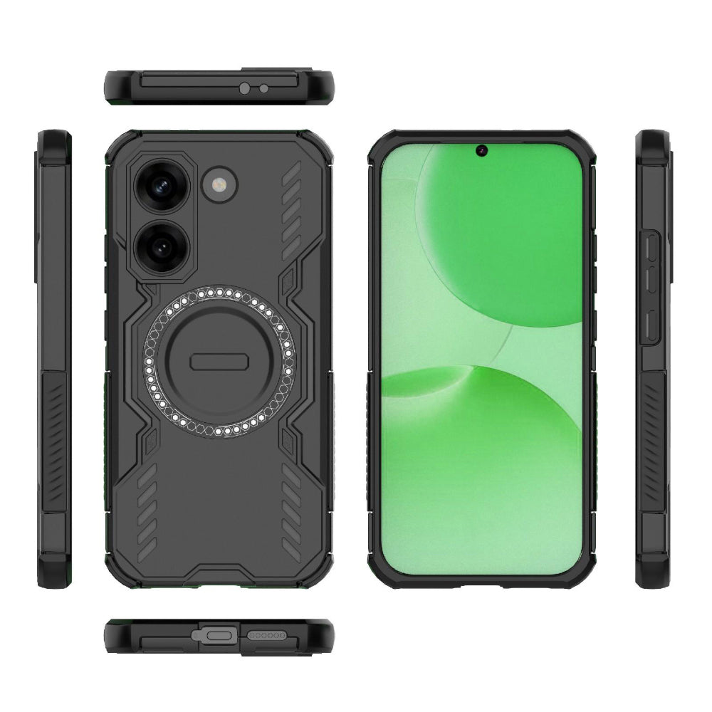 Θήκη MagSafe για Xiaomi Poco X8 Pro, Techsuit, ArmorMag, Μαύρη