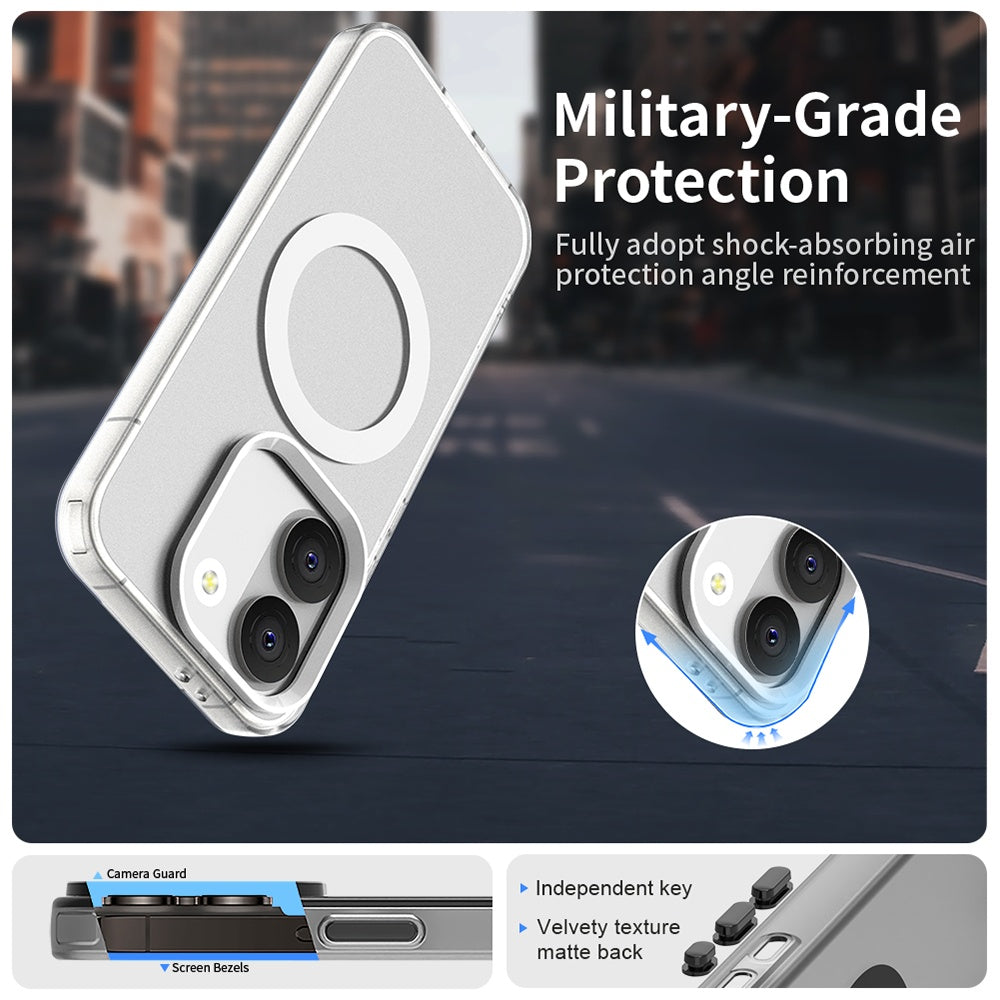 Θήκη MagSafe για Xiaomi Poco X8 Pro, Techsuit, CandyCase, Λευκή