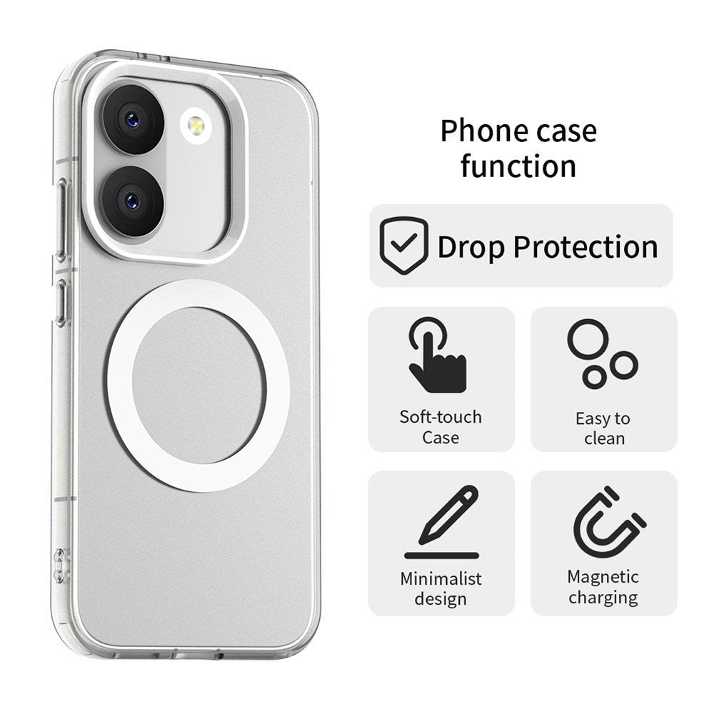 Θήκη MagSafe για Xiaomi Poco X8 Pro, Techsuit, CandyCase, Λευκή