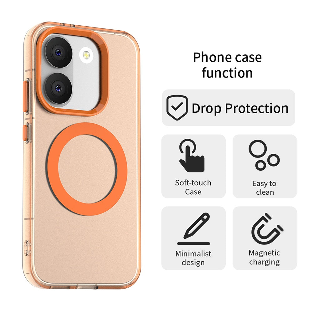 Θήκη MagSafe για Xiaomi Poco X8 Pro, Techsuit, CandyCase, Πορτοκαλί
