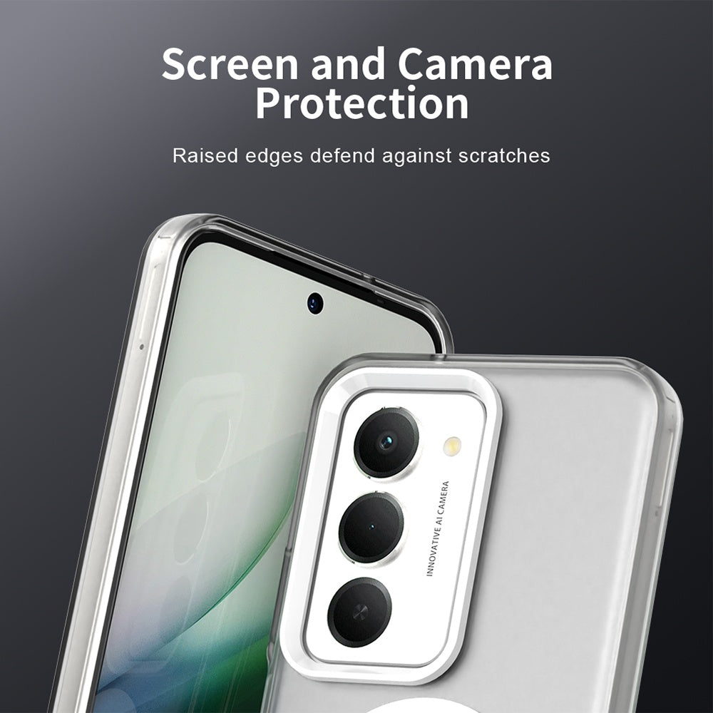 Θήκη MagSafe για Xiaomi Redmi 15 5G / 15 4G, Techsuit, CandyCase, Λευκή