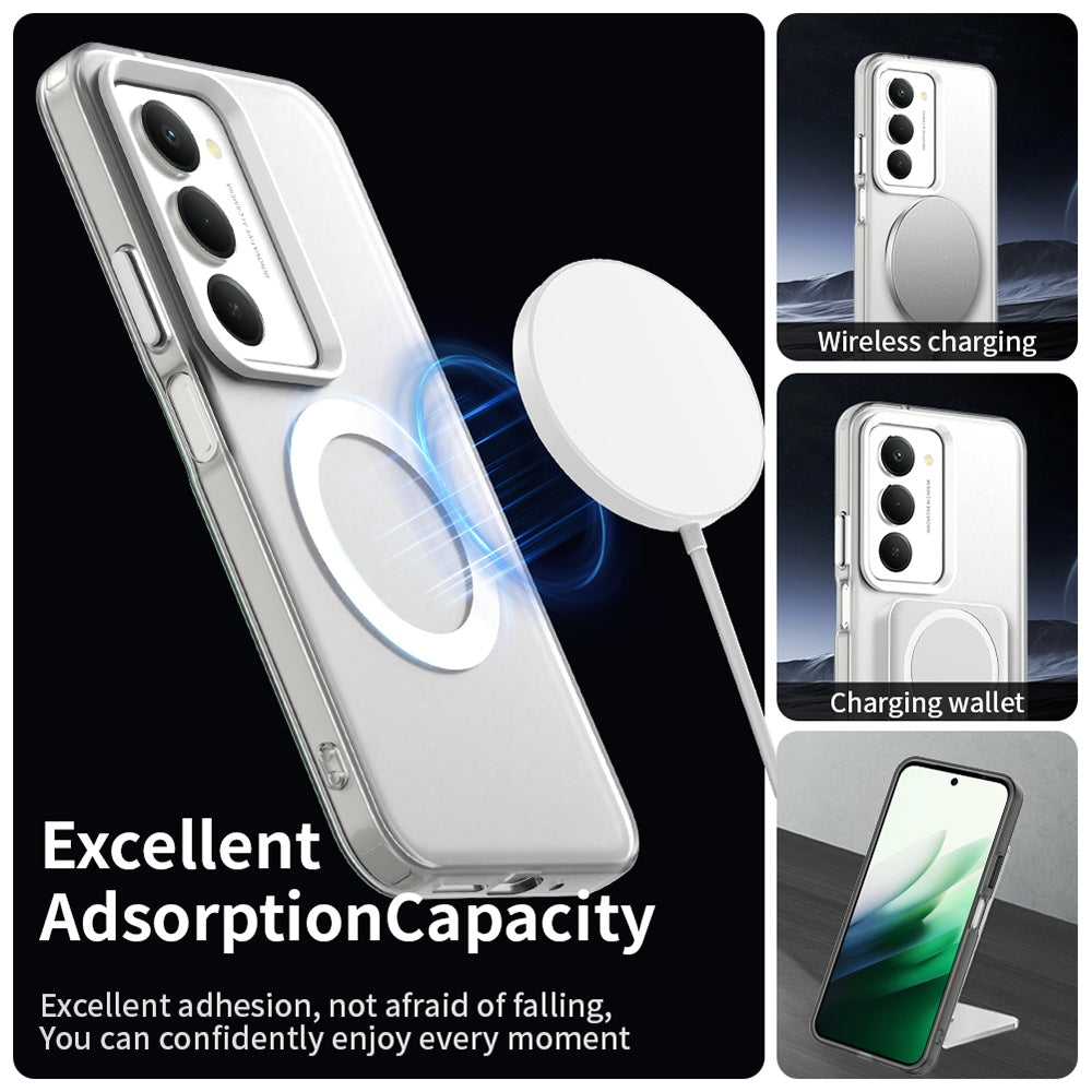 Θήκη MagSafe για Xiaomi Redmi 15 5G / 15 4G, Techsuit, CandyCase, Λευκή