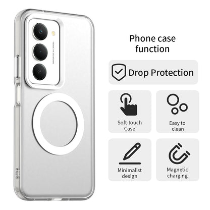 Θήκη MagSafe για Xiaomi Redmi 15 5G / 15 4G, Techsuit, CandyCase, Λευκή