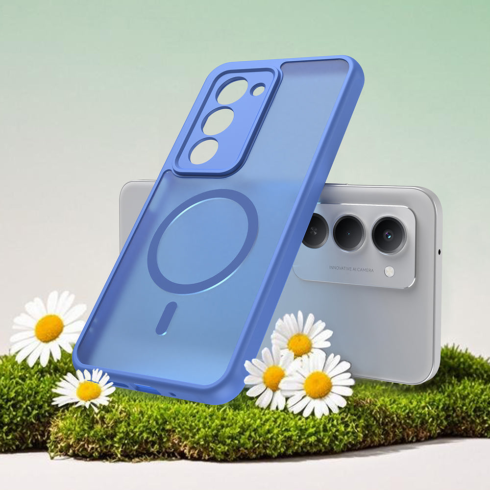 Θήκη MagSafe για Xiaomi Redmi 15 5G / 15 4G, Techsuit, HaloFrost II, Μπλε