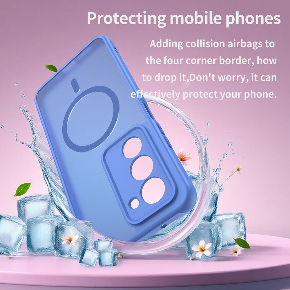 Θήκη MagSafe για Xiaomi Redmi 15 5G / 15 4G, Techsuit, HaloFrost II, Μπλε