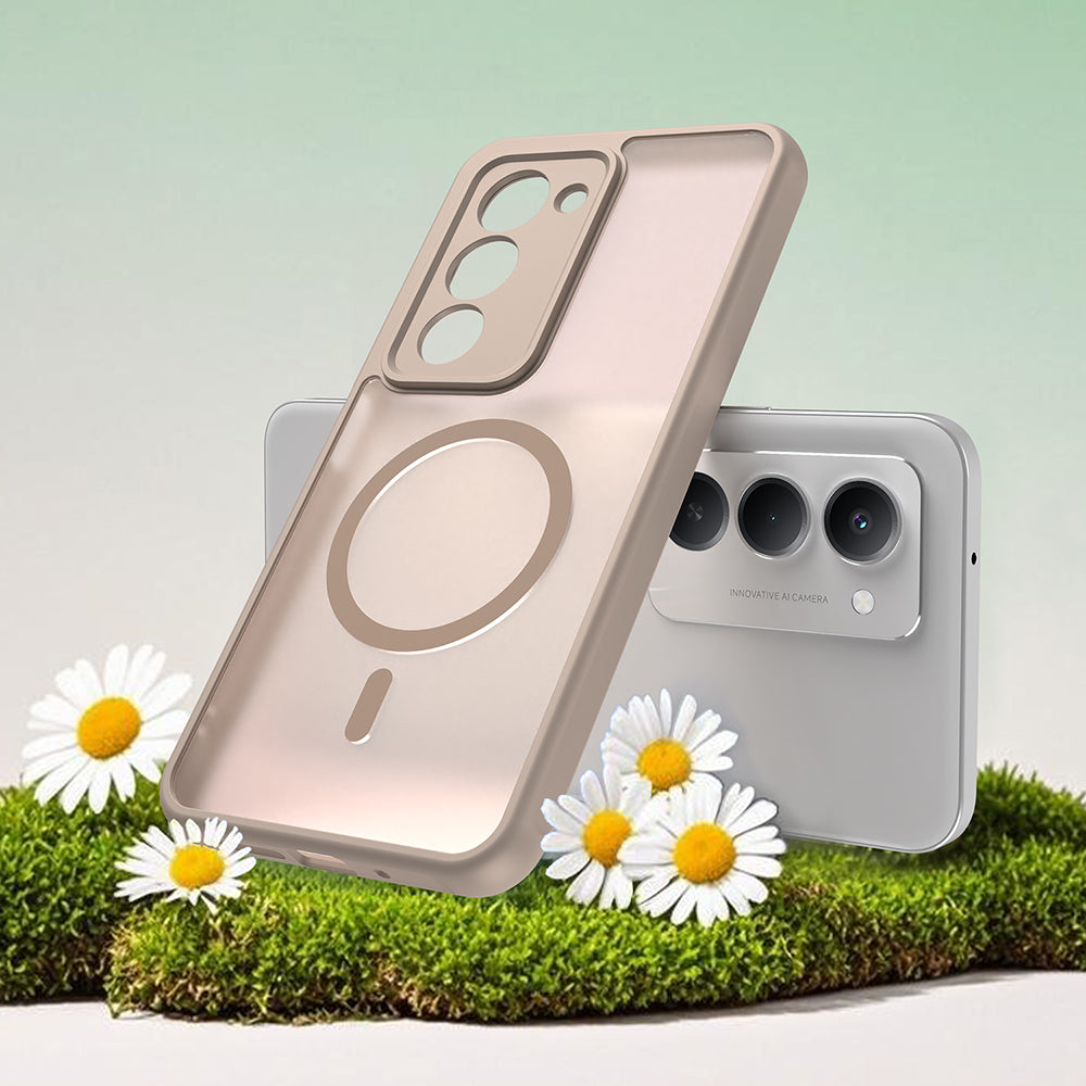 Θήκη MagSafe για Xiaomi Redmi 15 5G / 15 4G, Techsuit, HaloFrost II, Χρυσή