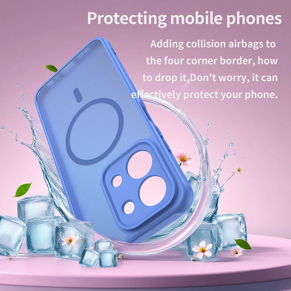 Θήκη MagSafe για Xiaomi Redmi 15C 5G / 15C 4G, Techsuit, HaloFrost II, Μπλε