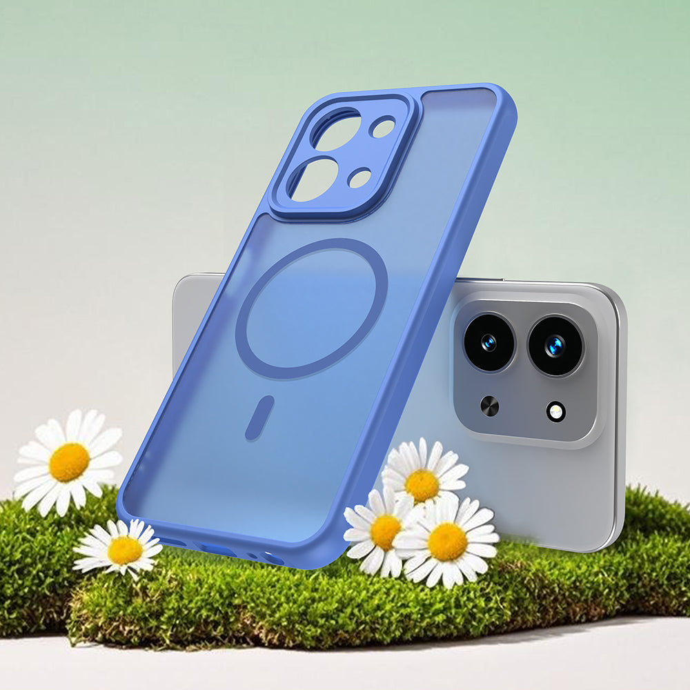 Θήκη MagSafe για Xiaomi Redmi 15C 5G / 15C 4G, Techsuit, HaloFrost II, Μπλε