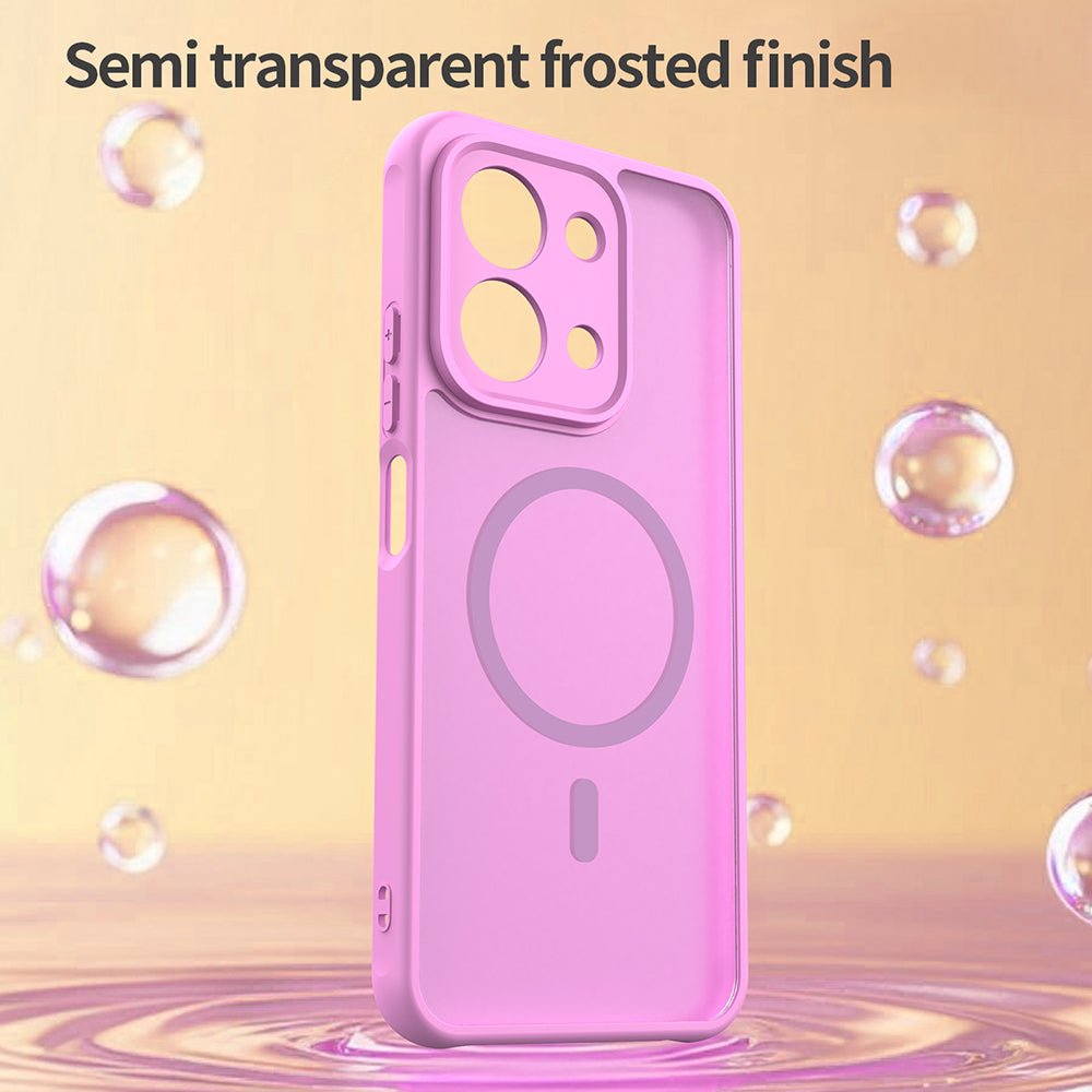Θήκη MagSafe για Xiaomi Redmi 15C 5G / 15C 4G, Techsuit, HaloFrost II, Ροζ