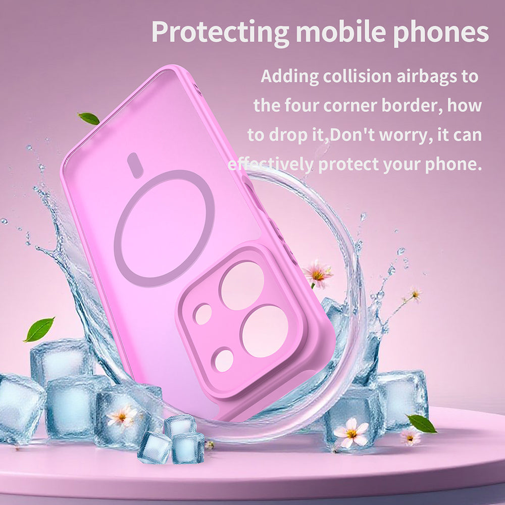 Θήκη MagSafe για Xiaomi Redmi 15C 5G / 15C 4G, Techsuit, HaloFrost II, Ροζ