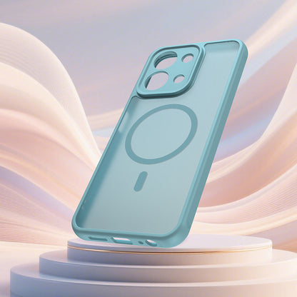 Θήκη MagSafe για Xiaomi Redmi 15C 5G / 15C 4G, Techsuit, HaloFrost II, Ανοιχτό Πράσινο