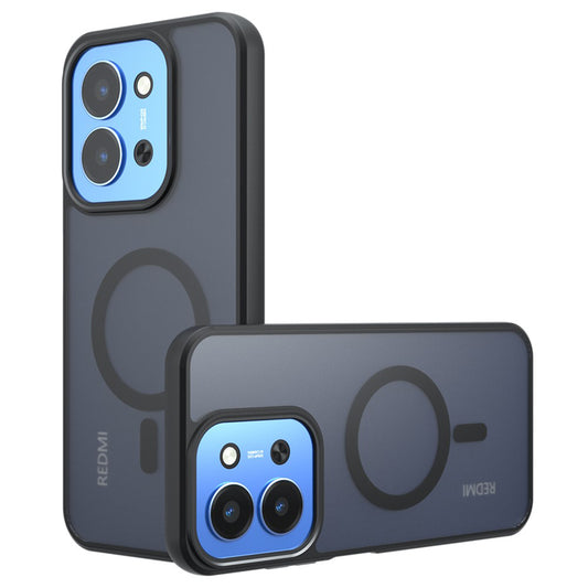 Θήκη MagSafe για Xiaomi Redmi 15C 5G / 15C 4G, Techsuit, PureFrost, Ματ Μαύρη