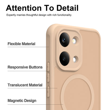 MagSafe Case for Xiaomi Redmi 17 5G / 17 4G, Techsuit, HaloFrost II, Gold